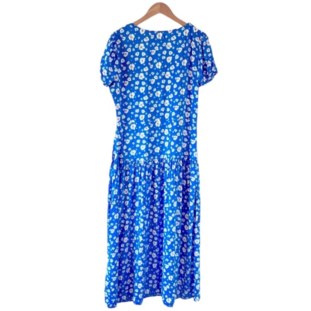 BNWT JOE BROWNS Women's Blue Floral Maxi Dress Size 16 - Picture 2 of 14